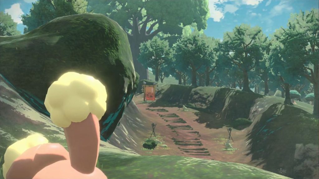 Portrait de Pokémon : dans la forêt, Mission secondaire dans Pokémon Arceus