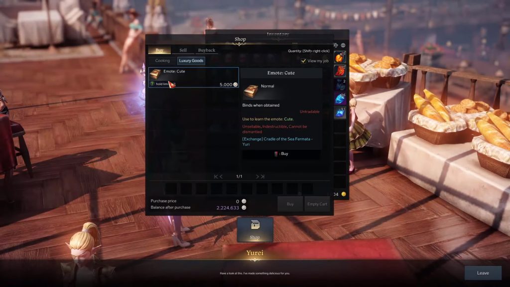 Lost Ark emote Mignon, comment l’avoir ?