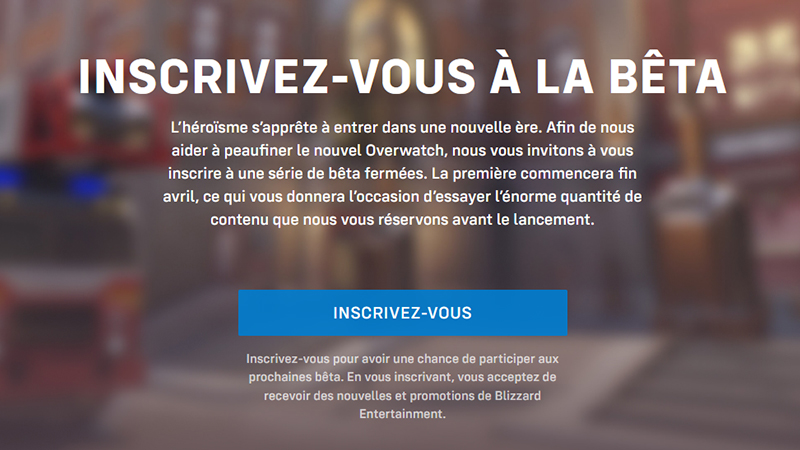 Inscription beta Overwatch 2, comment s’inscrire ?