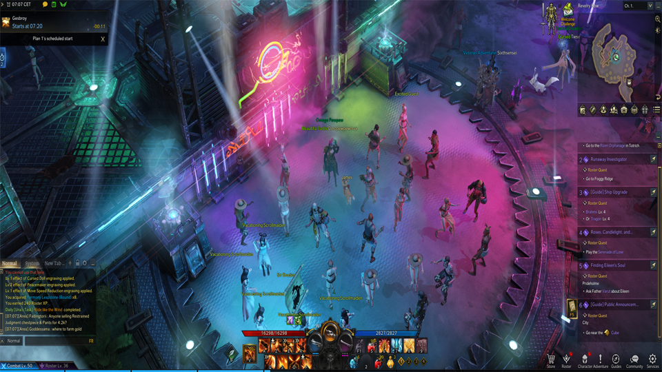 Maintenance Lost Ark du 31 mars 7am utc, combien de temps dure la mise à jour ?