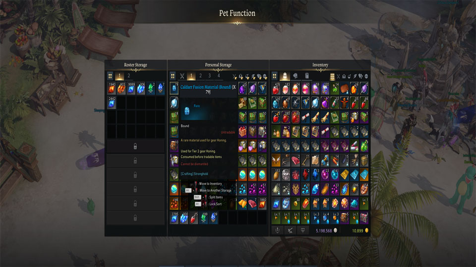Matériau de fusion de caldarr Lost Ark, comment en obtenir ?