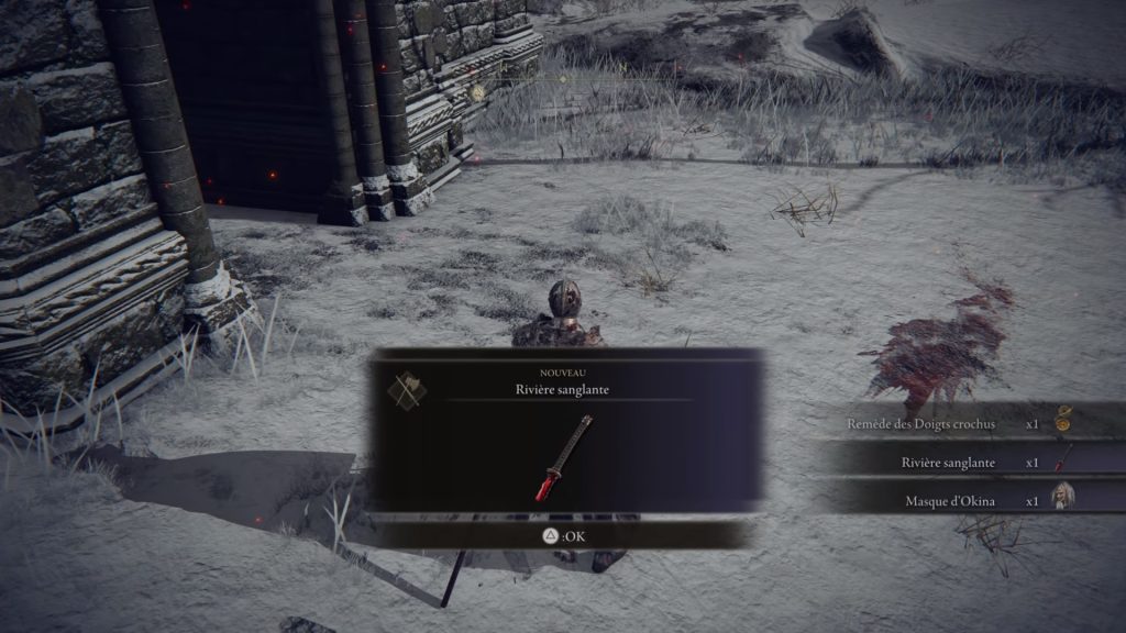 Rivière sanglante Elden Ring, comment avoir le katana build saignement ?