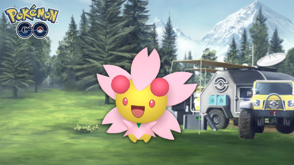 Ceriflor dans les Heures de Pokémon Vedette d’avril 2022 sur Pokémon GO