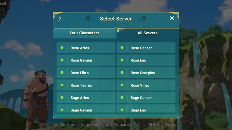 Serveur français Ni No Kuni Cross Worlds, lequel choisir ?