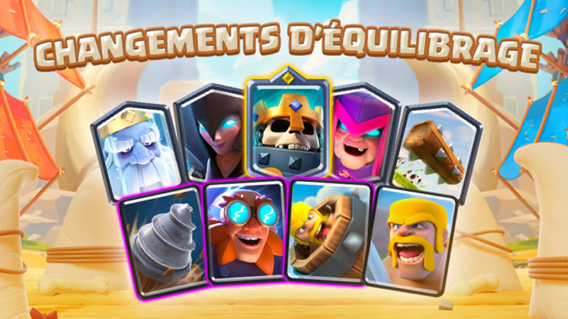 Equilibrage Clash Royale juin 2022, quel patch note et balance changes ?
