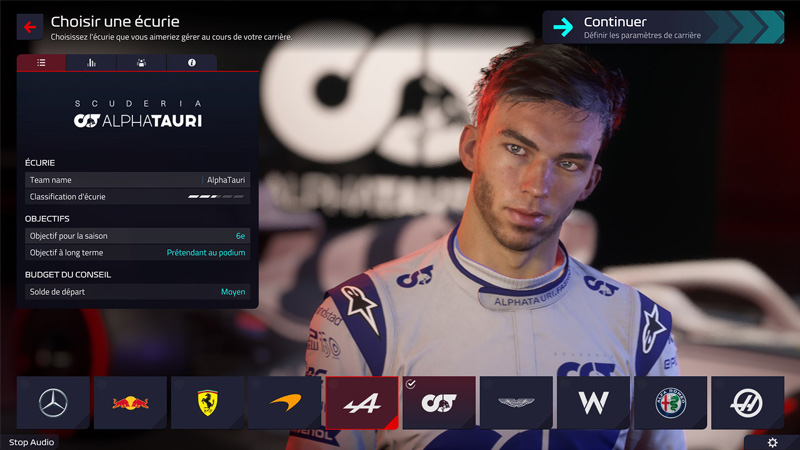 Meilleur pilote F1 Manager 2022, tier list des drivers