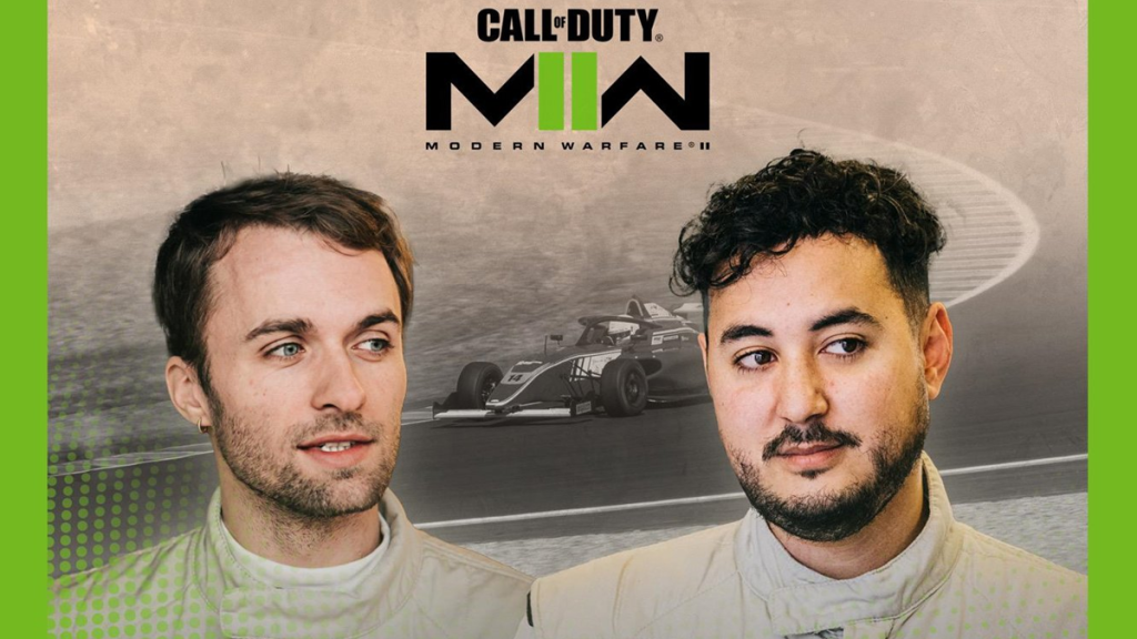 Gotaga et Squeezie sponsorisés par Call of Duty Modern Warfare 2 au GP Explorer