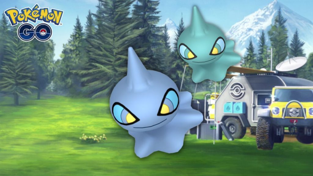 Polichombr (shiny) dans les Heures de Pokémon Vedette d’octobre 2022 sur Pokémon GO