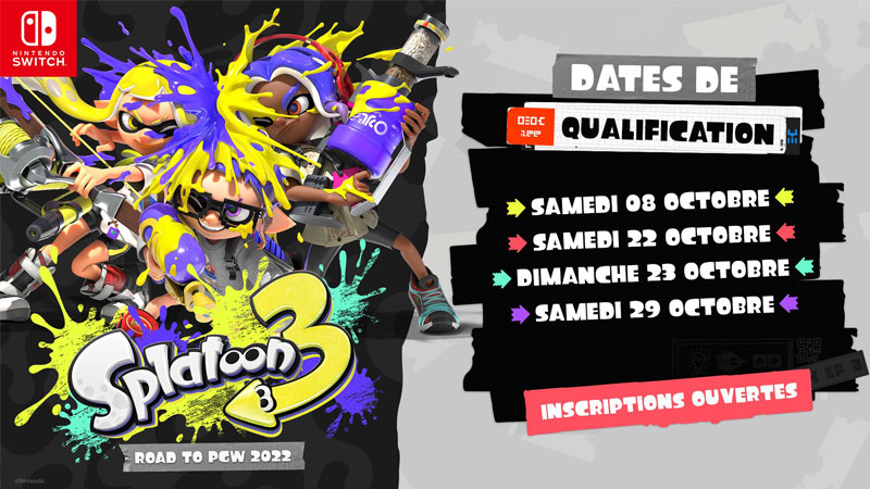 Splatoon 3 Road to PGW, dates des qualifications et comment s’inscrire au tournoi ?