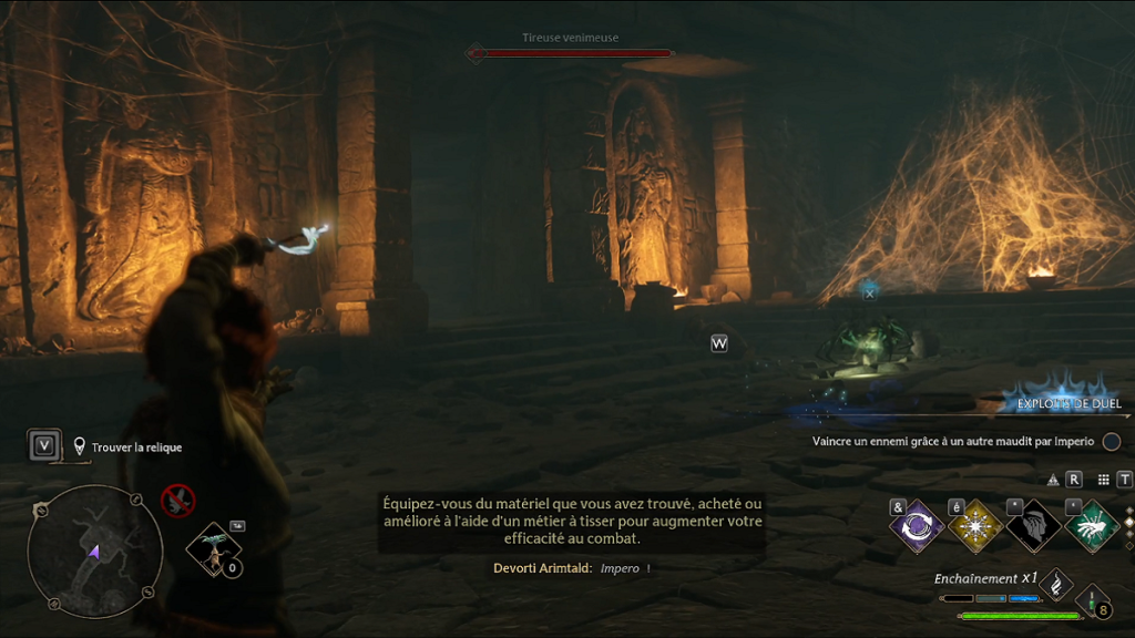 Comment débloquer Impero dans Hogwarts Legacy, l’un des trois sorts impardonnables ?