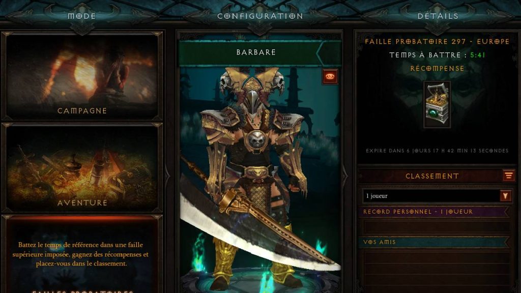 Diablo 3 : Comment réussir la faille probatoire 297 en Europe