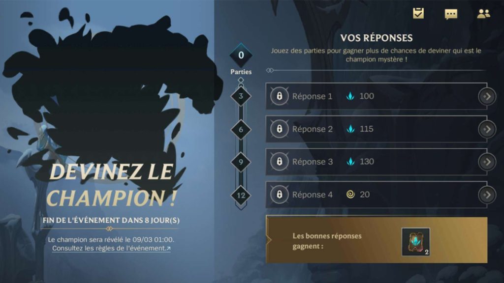 Champion mystère Wild Rift du 2 mars, qui se cache derrière l’image ?