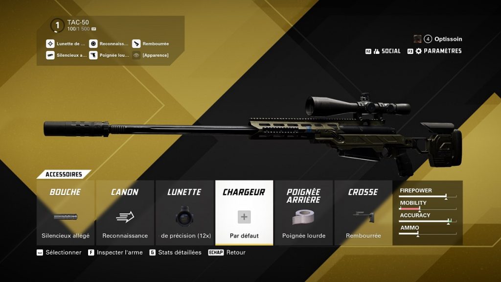 Classe TAC-50 XDefiant : les meilleurs accessoires et build