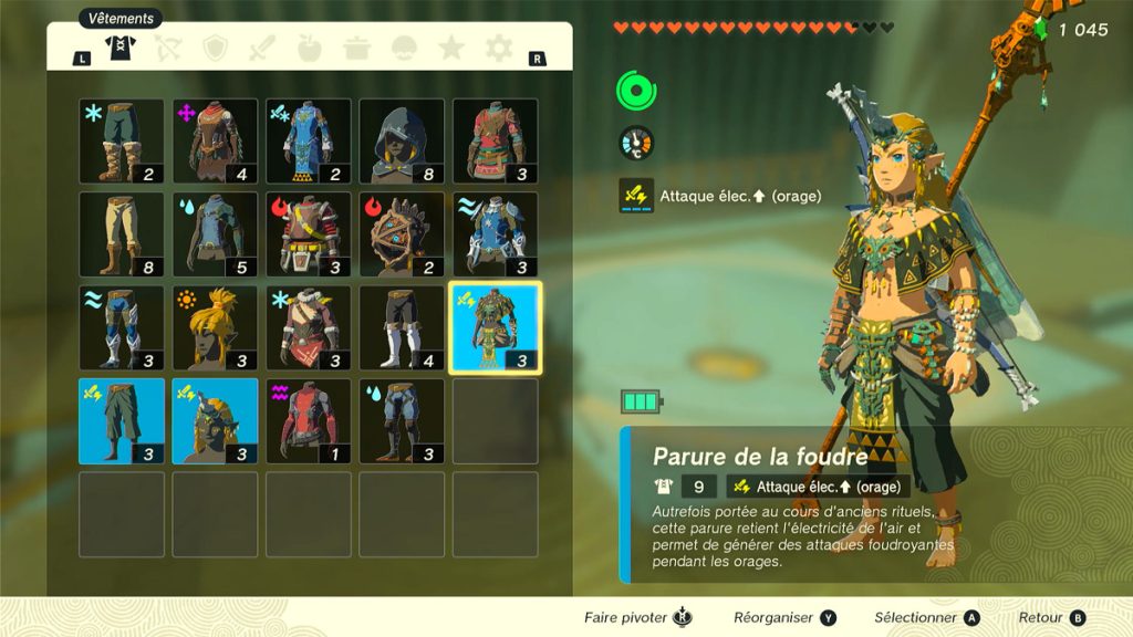 Tenue Zelda Tears of the Kingdom, comment avoir les sets d’armure ?