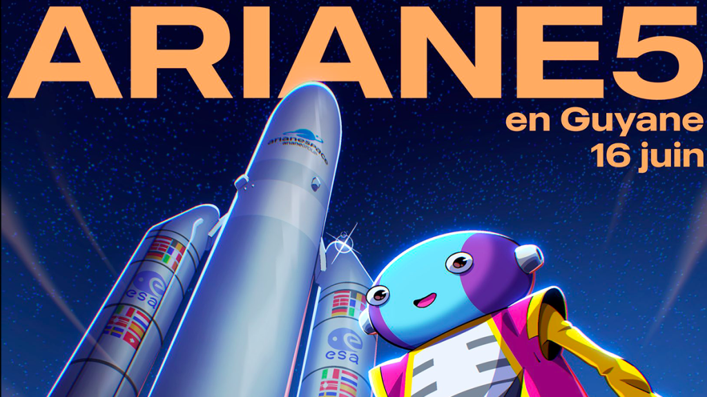 Arkunir en Guyane pour le décollage d’Ariane 5 le 16 juin !