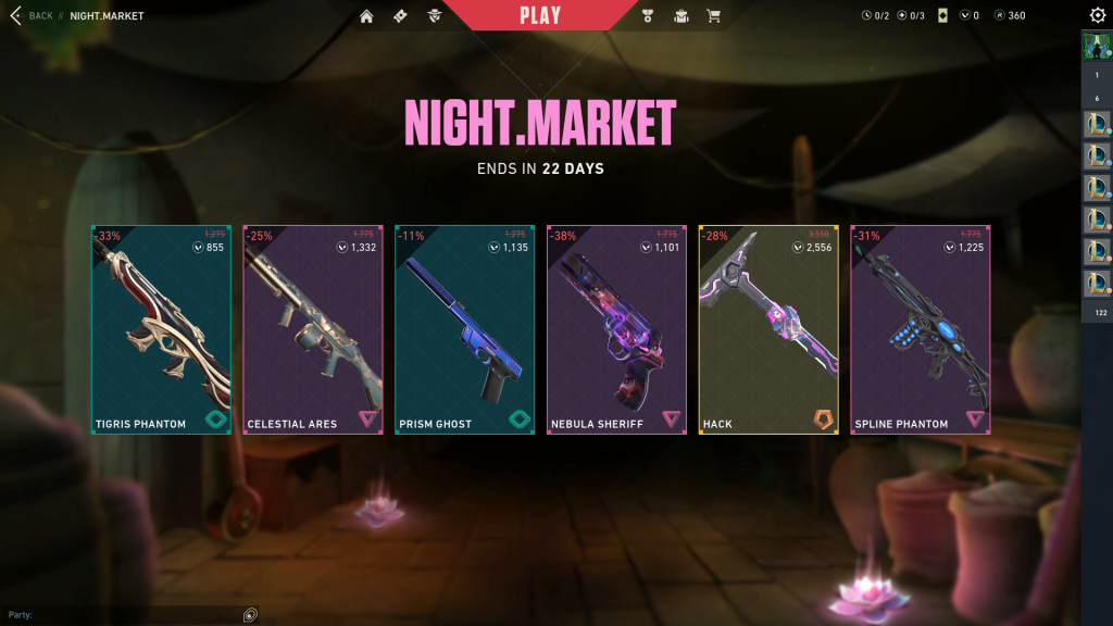 Night Market Valorant : date, où la trouver et à quoi ça sert ?