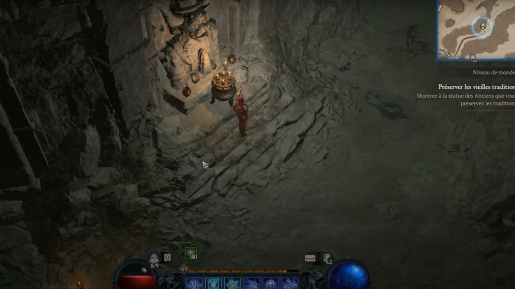 Préserver les vieilles traditions Diablo 4, soluce de l’énigme