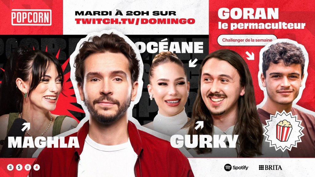 Gurky, Oceaneamsler et Maghla sont les invités de la semaine sur Popcorn ! Toutes les infos