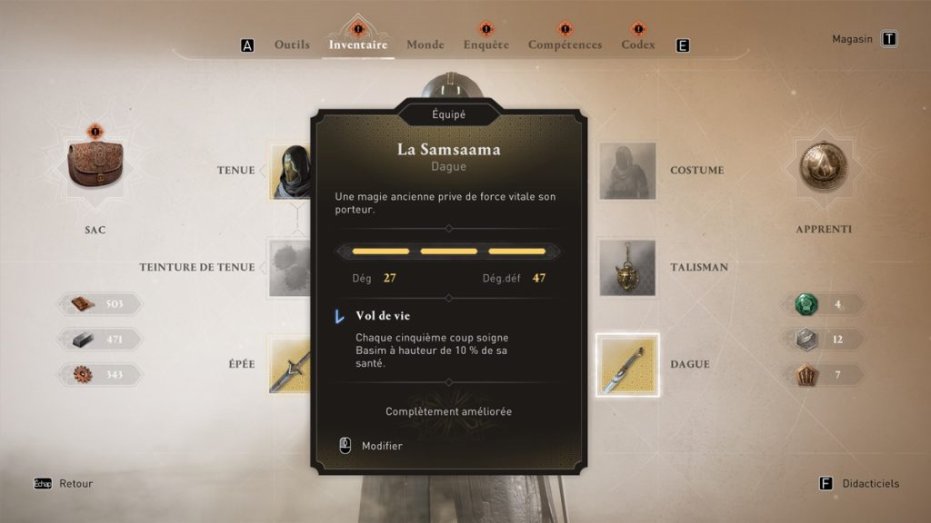 La Samsaama Assassin’s Creed Mirage, comment avoir la dague légendaire ?