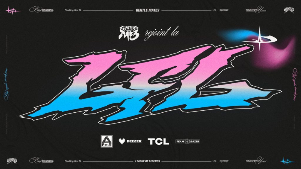 Gentle Mates LoL roster LFL : quels sont les joueurs de l’équipe M8 créée par Gotaga, Squeezie et Brawks ?