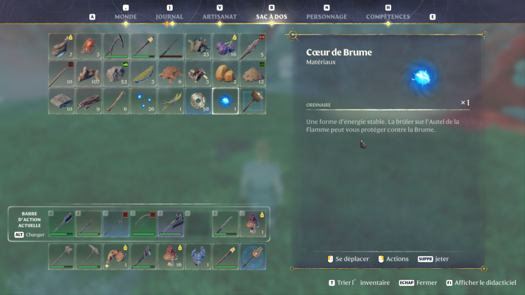 Enshrouded Cœur de brume : où trouver cette ressource et comment l’utiliser ?