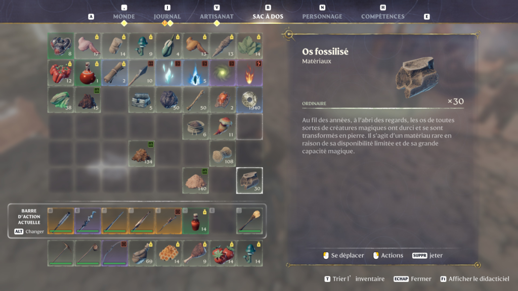 Enshrouded Os fossilisé : où trouver cette ressource et comment l’utiliser ?