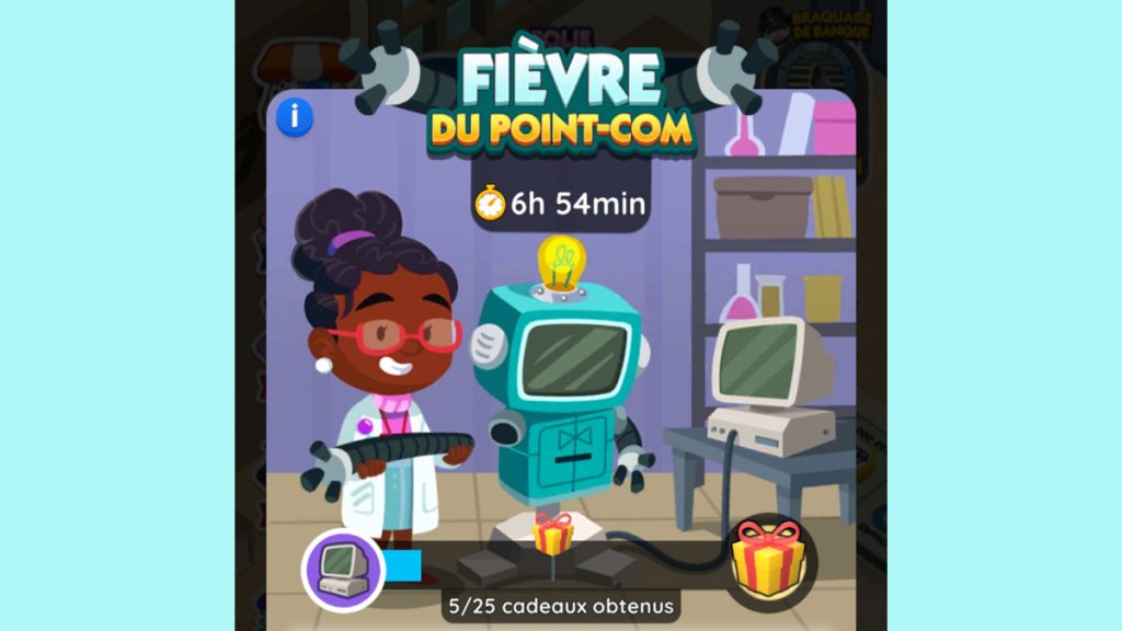 Fievre du Point Com Monopoly GO, paliers, récompenses et durée pour l’événement de janvier 2023