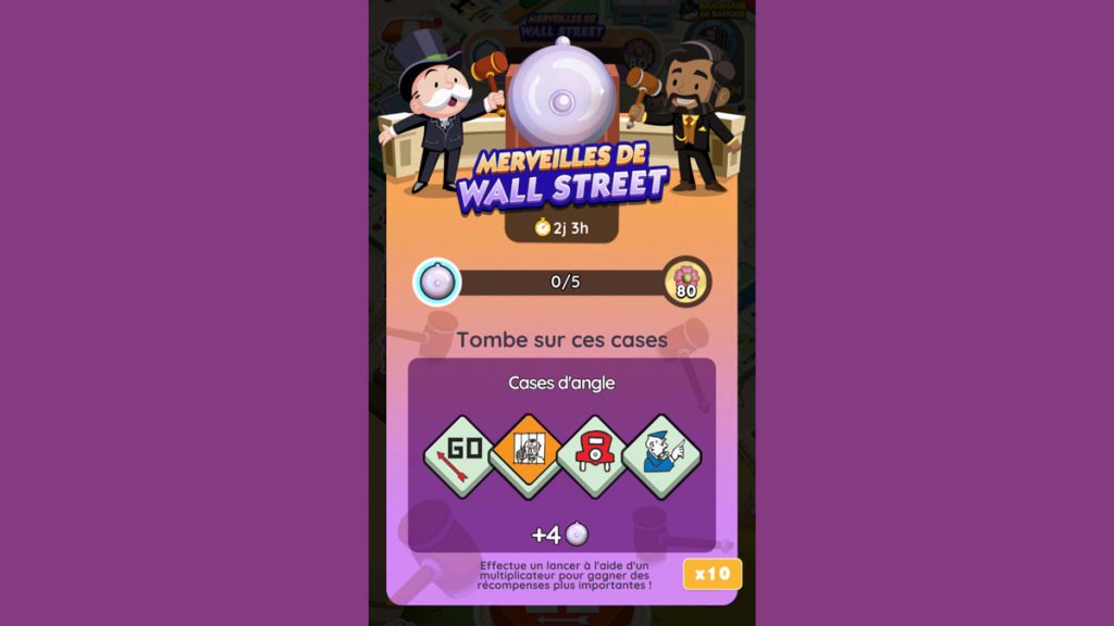 Merveilles de Wall Street Monopoly GO, paliers, récompenses et durée pour l’événement de janvier 2024