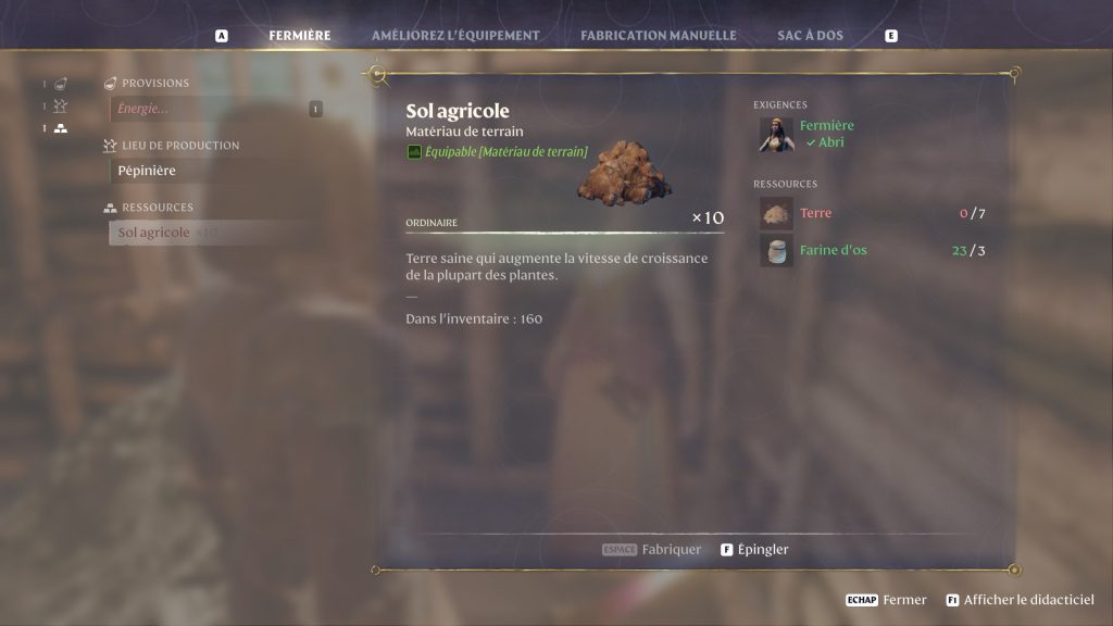 Sol Agricole Enshrouded : où trouver cette ressource et comment l’utiliser ?