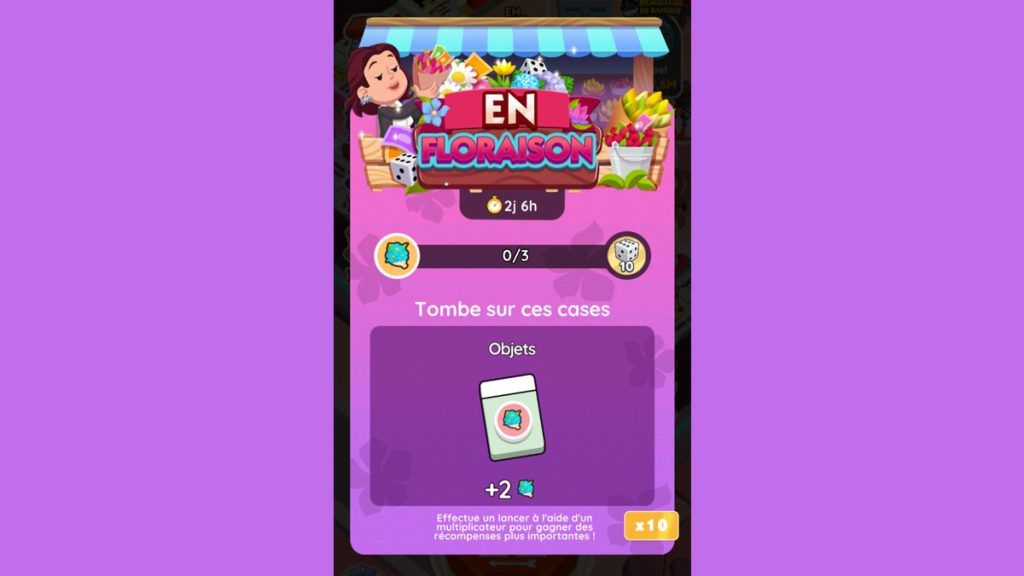 En floraison Monopoly GO, paliers, récompenses et durée pour l’événement de mars 2024