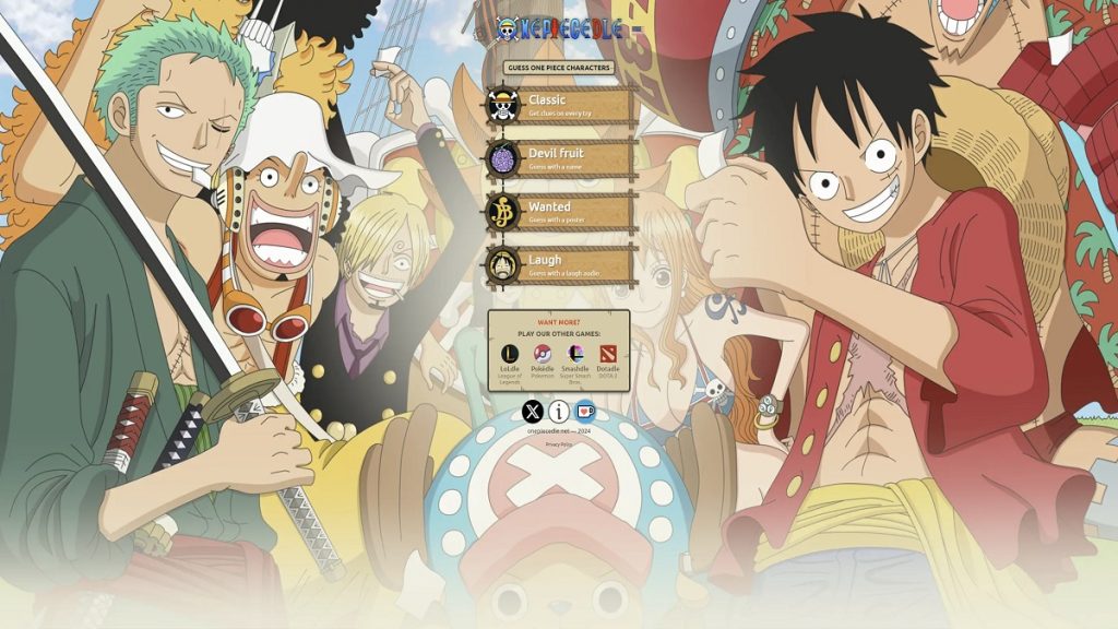 One Piecedle : Qui est le personnage du jour dans le mode Classic et Laugh du 30 avril 2024 ?