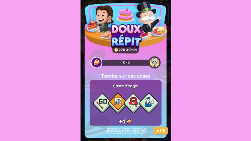 Doux répit Monopoly GO, paliers, récompenses et durée pour l’événement d’avril 2024