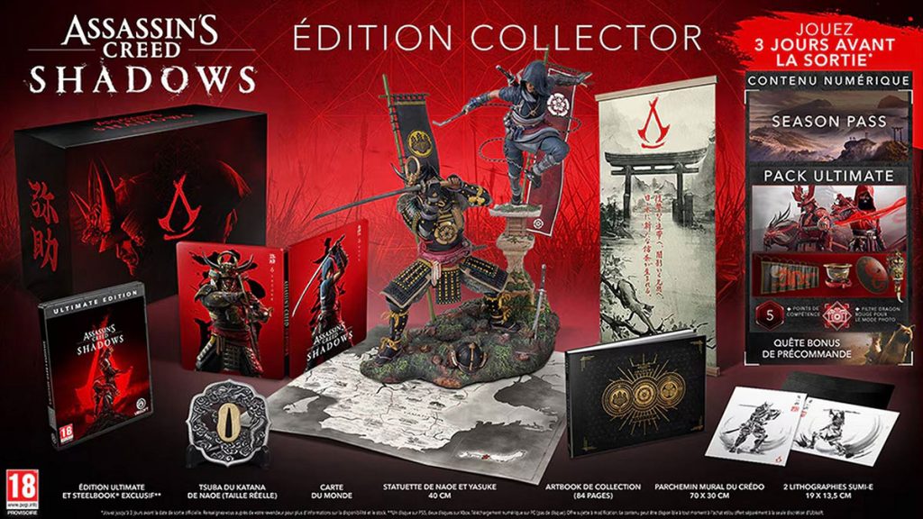 L’édition collector d’Assassin’s Creed Shadow : prix, précommande et contenu
