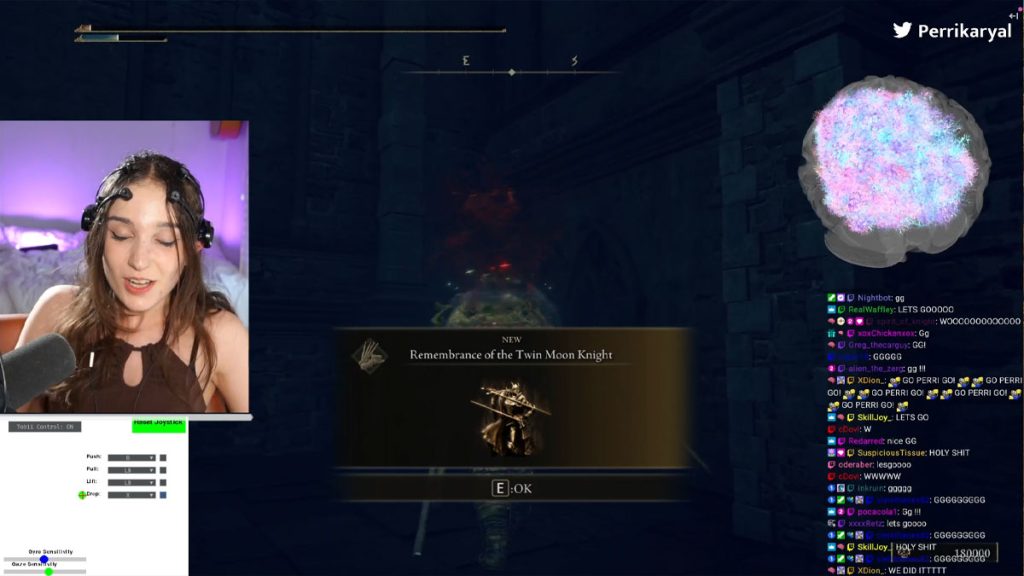 Le DLC d’Elden Ring trop dur ? Une streameuse bat des Boss avec ses ondes cérébrales