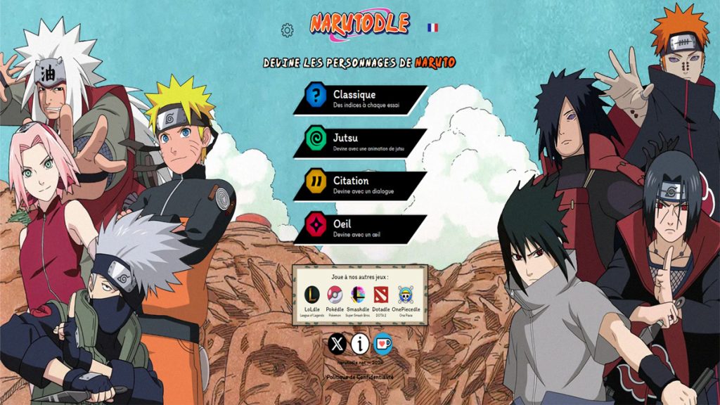Narutodle : Qui est le personnage du jour dans le mode Classique, Justsu, Citation et Oeil du 17 juin ?