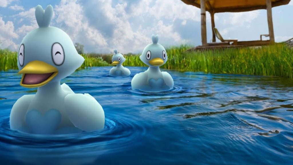 Etude ponctuelle Démarche Dandinante sur Pokémon Go (Paradis Aquatique)