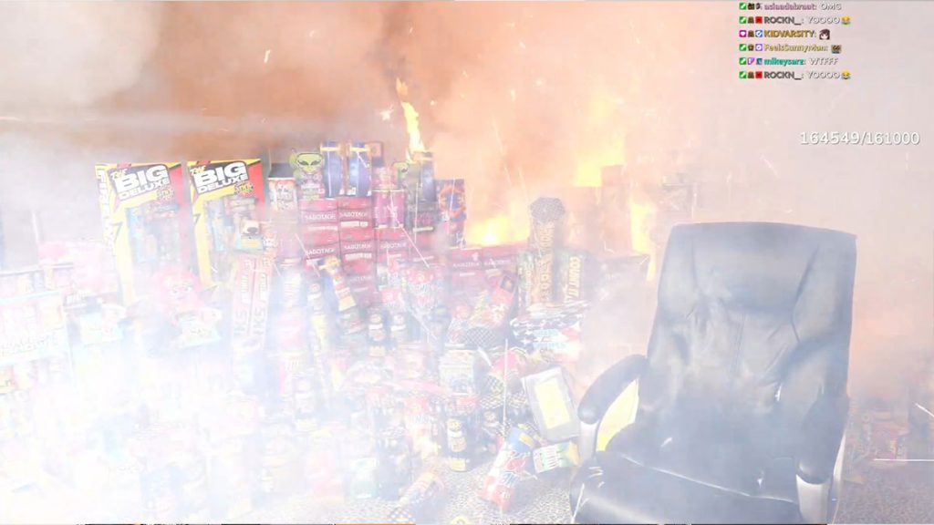 Kai Cenat et MrBeast ont-ils vraiment brulé la maison avec des feux d’artifices ?
