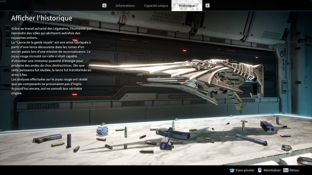 Lance de la garde royale (Kings Guard Lance) comment obtenir l’arme dans The First Descendant ?