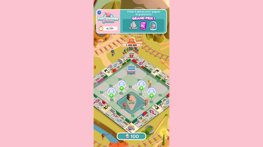Partenaires Glaces Monopoly GO, paliers, récompenses et durée pour l’événement de juillet 2024