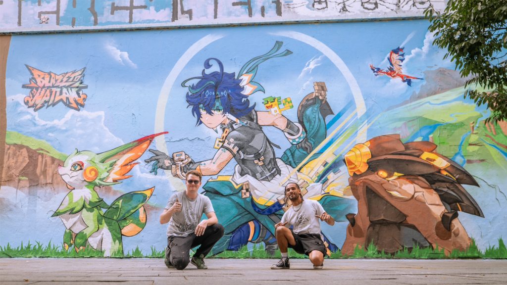 Fresques Natlan Genshin Impact à Paris : Interview de Mister Copy, l’artiste derrière les deux œuvres