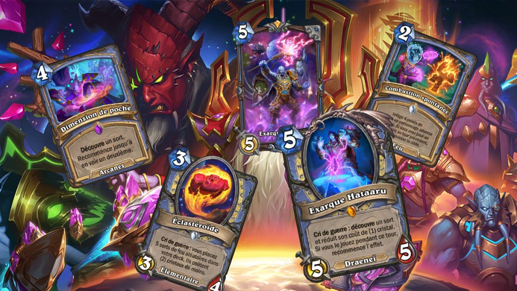 Exclusif : 4 nouvelles cartes Mage pour l’extension La Ténèbre de l’Au-delà sur Hearthstone !