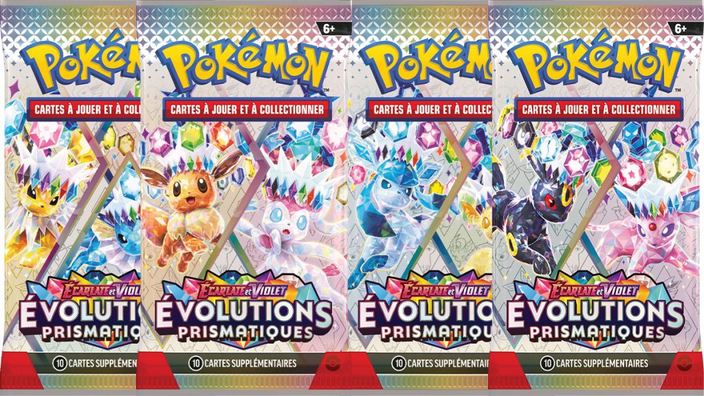 Pokémon JCC Écarlate et Violet : l’extension Évolutions Prismatiques avec les Evolii-tions est à croquer !