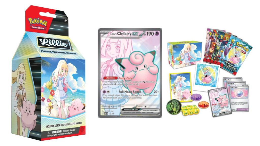 Un coffret Lillie & Mélofée pour Pokémon TCG : contenu et date de sortie