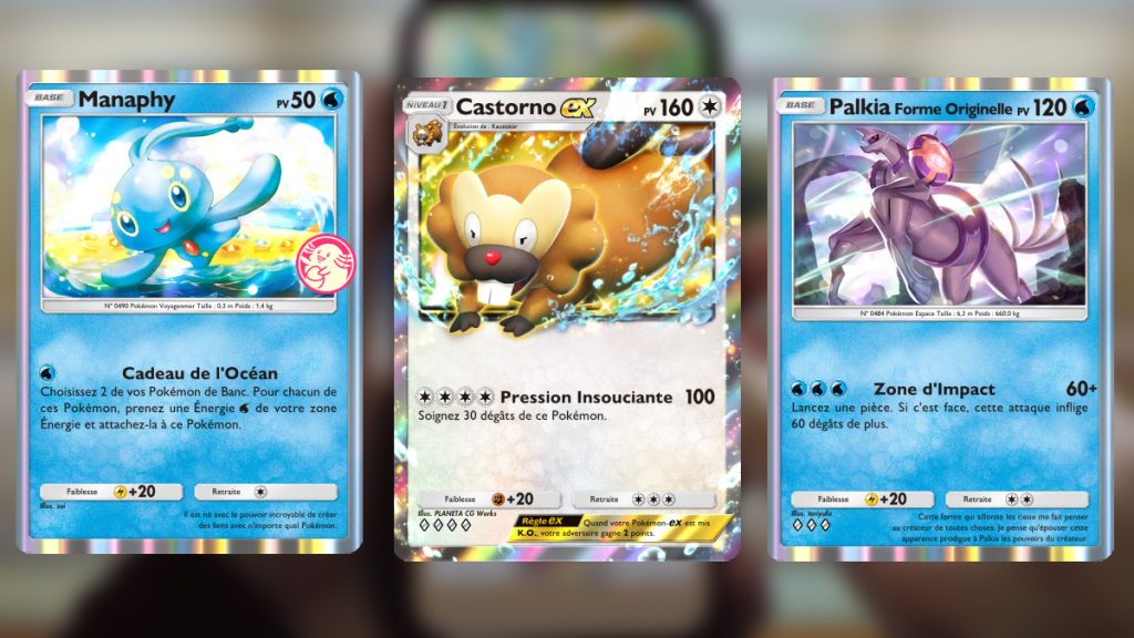 Deck Castorno EX avec Palkia sur Pokémon TCG Pocket