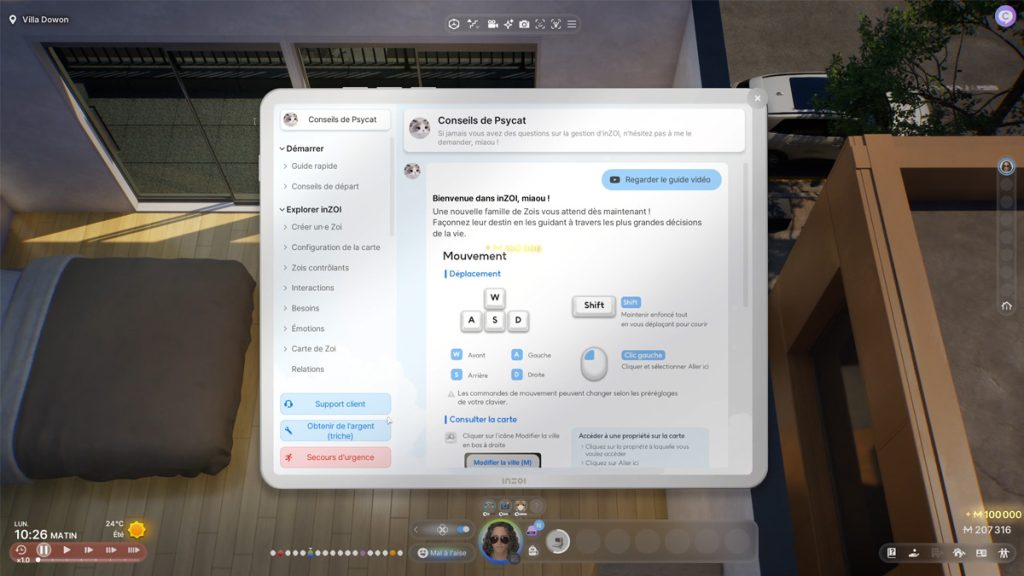 Cheat codes InZOI : quels sont les triches disponibles et comment les utiliser ?