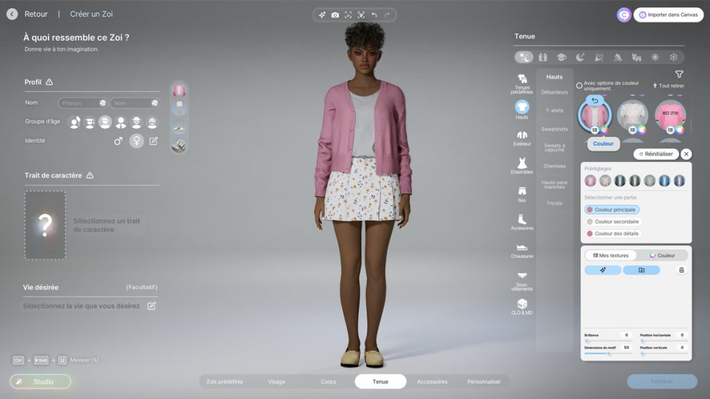 Vêtements InZOI : comment faire ses propres créations ?