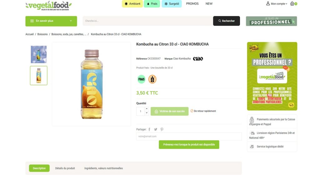 Le prix de Ciao Kombucha de Squeezie justifié ou trop cher pour ce que c’est ? On fait le point !