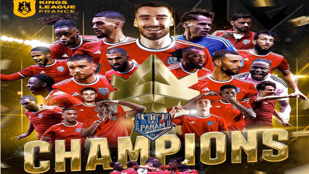 Le Panam All Starz, l’équipe du youtuber PFut, remporte la première édition de la King’s League France !