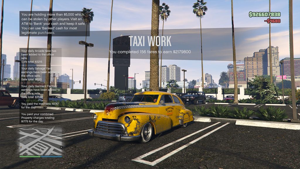 Un joueur gagne une fortune colossale dans GTA Online… en faisant le taxi !