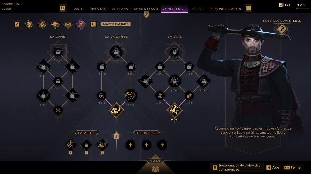 Build Maître d’armes sur Dune Awakening : quels sorts prendre dans l’arbre de compétences de la classe ?